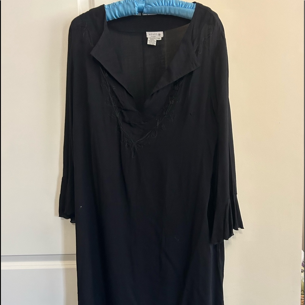 Brand new with tags black cover up. 40 EU fits like US 10. Purchased in Ibiza